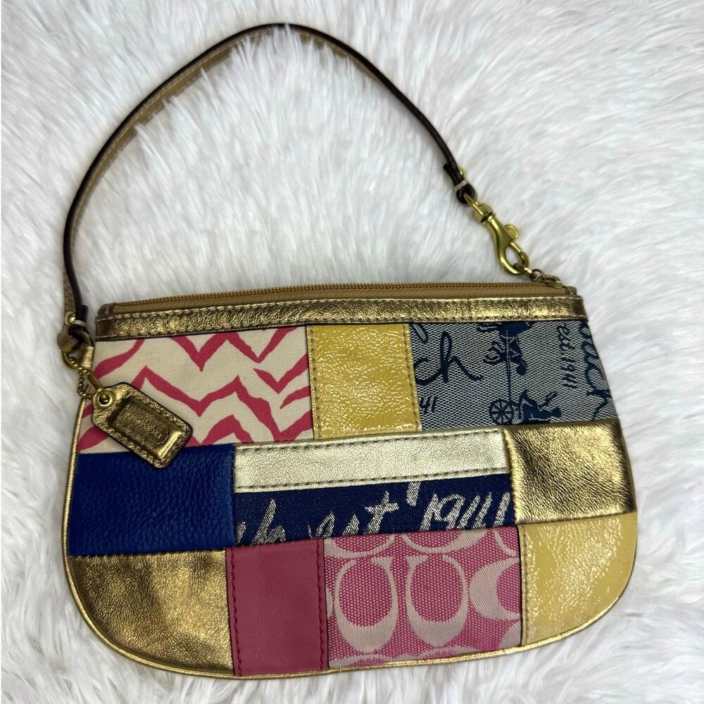 Coach Patchwork Large Wristlet - image 1